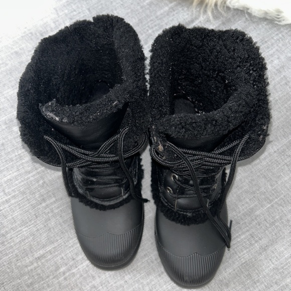 Black hunter Sherpa lined boots - Picture 5 of 11